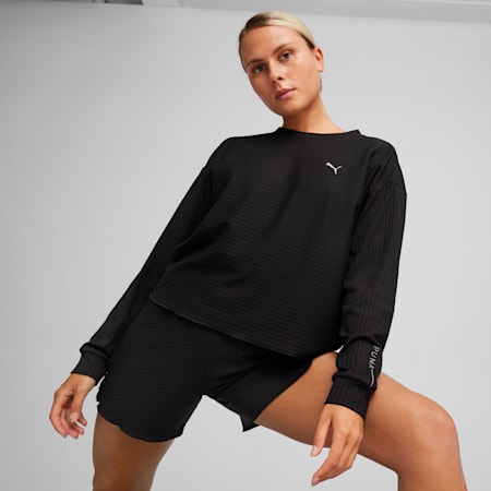 UNWIND STUDIO Women's Pullover, PUMA Black, small