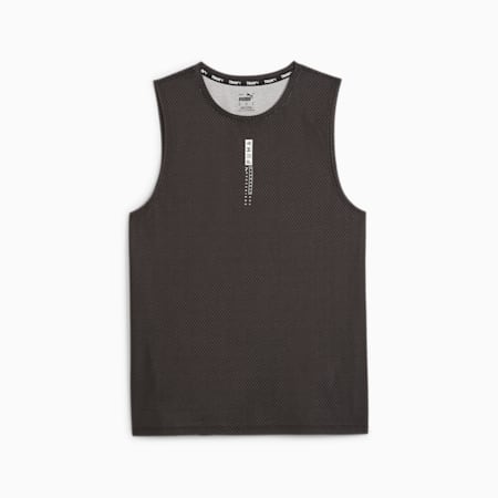 Camiseta de training DriRelease de malla y tirantes para hombre, PUMA Black, small