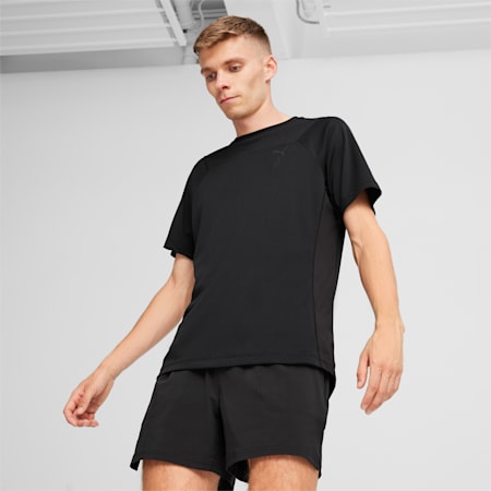 SEASONS Short Sleeve Men's Tee, PUMA Black, small-PHL