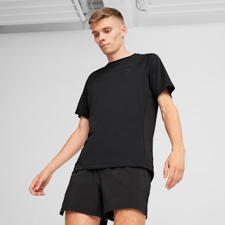 SEASONS Short Sleeve Men's Tee, PUMA Black, small-SEA