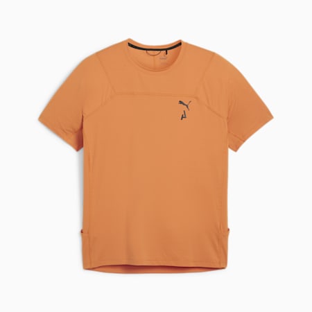 T-shirt da trail a maniche corte SEASONS da uomo, Ginger Tea, small