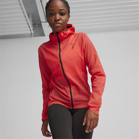 Veste d'ultra trail SEASONS Femme, Active Red, small