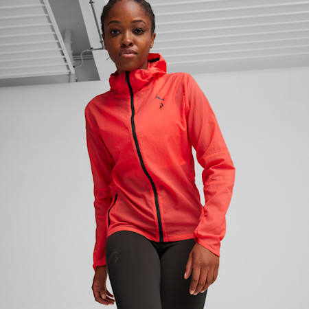 Veste d'ultra trail SEASONS Femme, Active Red, small