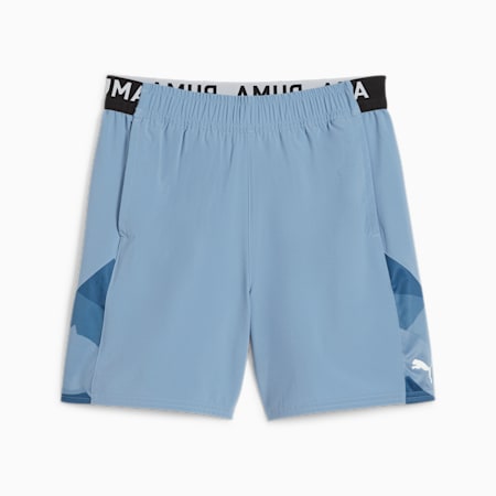 PUMA FIT 7" Men's Shorts, Zen Blue-Q2 print, small-IDN