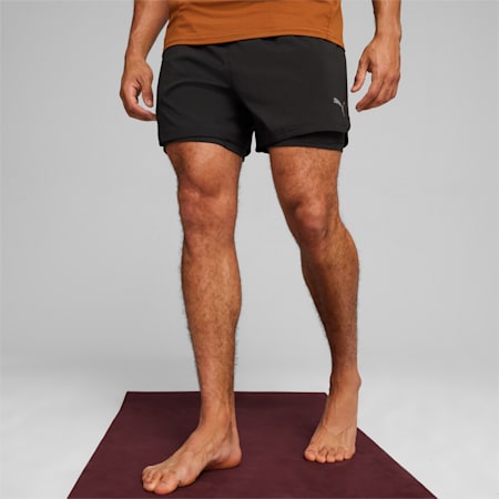 Studio Foundations Men's Shorts, PUMA Black, small-AUS