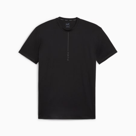 Camiseta de malla Yogini Lite para hombre, PUMA Black, small