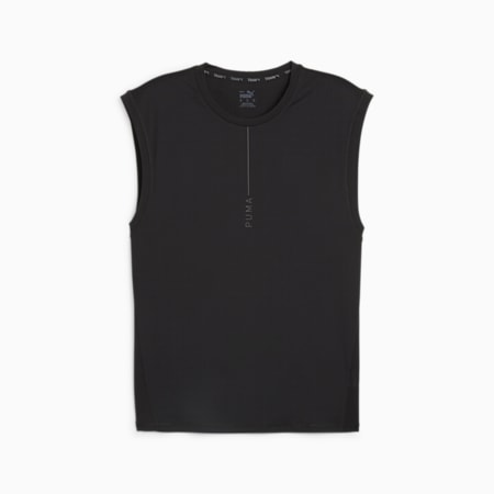 Yogini Lite Mesh Men's Tank, PUMA Black, small-AUS