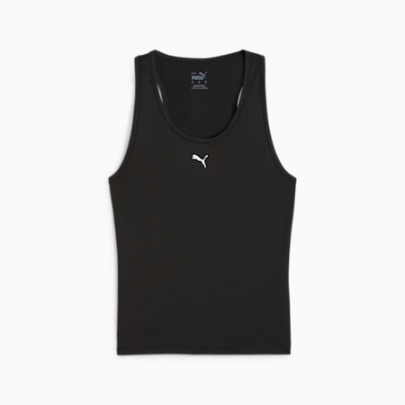 RUN CLOUDSPUN Women's Running Tank, PUMA Black, small-IDN