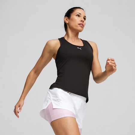 Tank Lari Wanita RUN CLOUDSPUN, PUMA Black, small-IDN