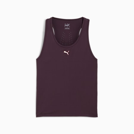 RUN CLOUDSPUN Women's Running Tank, Midnight Plum, small-SEA