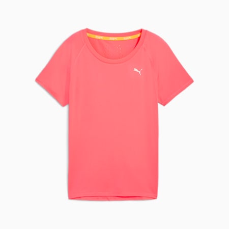 T-shirt de running CloudSpun Femme, Sunset Glow, small