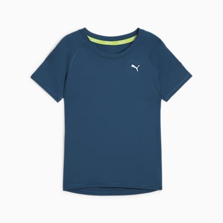 T-shirt de running CloudSpun Femme, Ocean Tropic, small