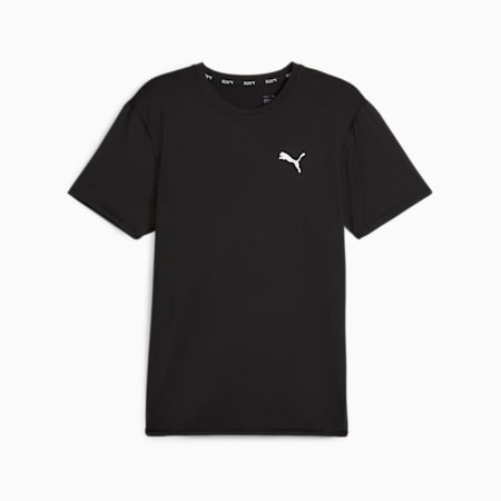 Kaos LARI LENGAN PENDEK PRIA RUN CLOUDSPUN, PUMA Black, small-IDN