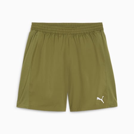 Shorts da corsa RUN FAV VELOCITY 7" da uomo, Olive Green, small