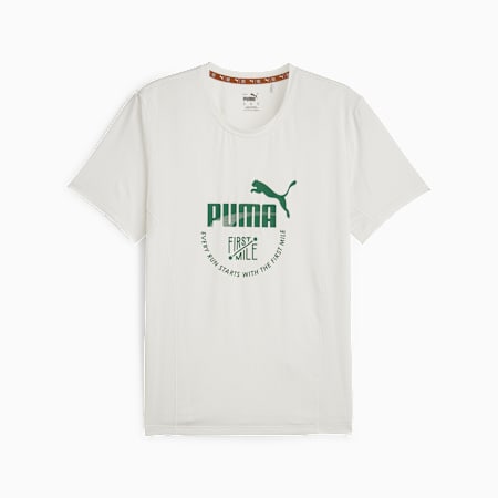 PUMA x FIRST MILE Running Tee, Vapor Gray, small-DFA