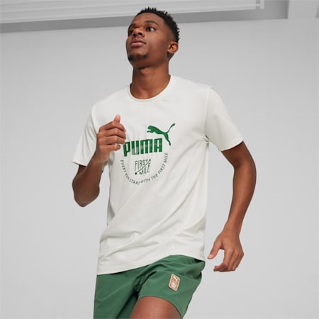 T-shirt da running PUMA x FIRST MILE, Vapor Gray, small