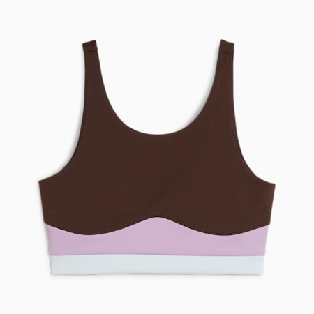 بلوزة بدون أكمام للنساء PUMA x lemlem Crop, Dark Chocolate, small-DFA