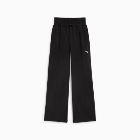 Jogger Double Knit Wanita PUMA FIT, Puma Black, small-IDN