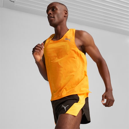 RUN ULTRASPUN Men's Running Singlet, Sun Stream, small-PHL