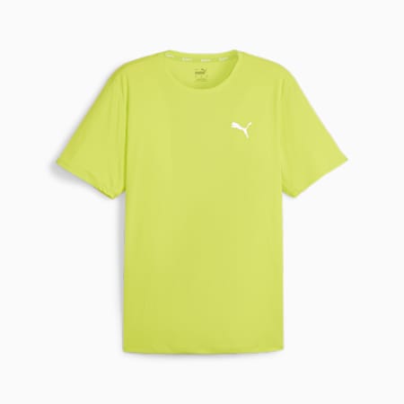 T-shirt de running Run Favorite Velocity Homme, Lime Pow, small