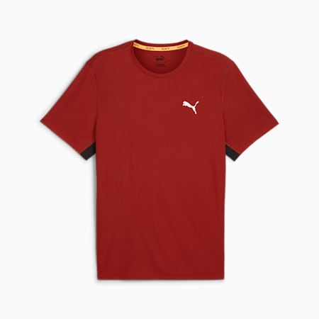 T-shirt de running Run Favorite Velocity Homme, Mars Red, small