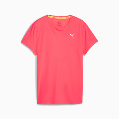 T-shirt de running Run Favorite Velocity Femme, Sunset Glow, small