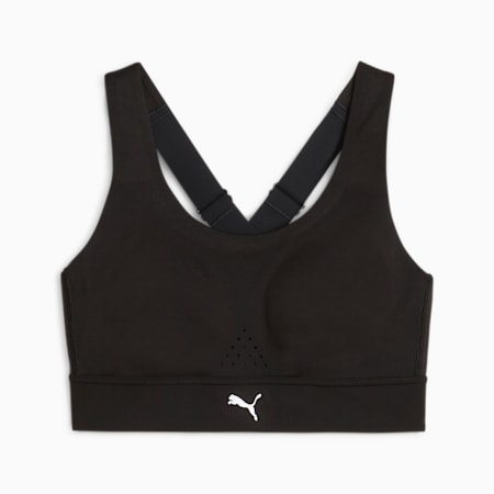 PWRbreathe RUN Women's Bra, PUMA Black, small-NZL