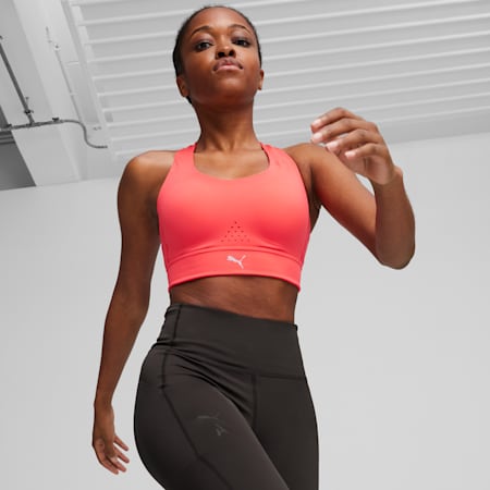 Sports Bra Puma Studio Ultrabare Dark Red - Sport Store Ireland