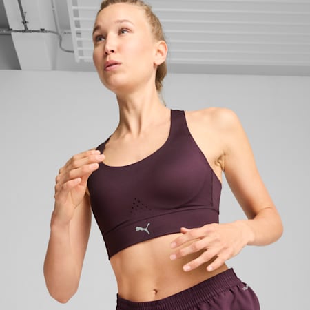 PWRbreathe RUN BRA, Midnight Plum, small-IDN