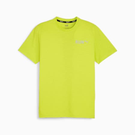 MEN’S RUN VERTICAL TEE, Lime Pow, small-PHL