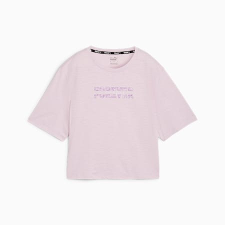 Kaos Olahraga Wanita Graphic Studio, Grape Mist, small-IDN