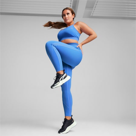 Legging de fitness en mesh PUMA x PAMELA REIF Femme, Bluevender, small