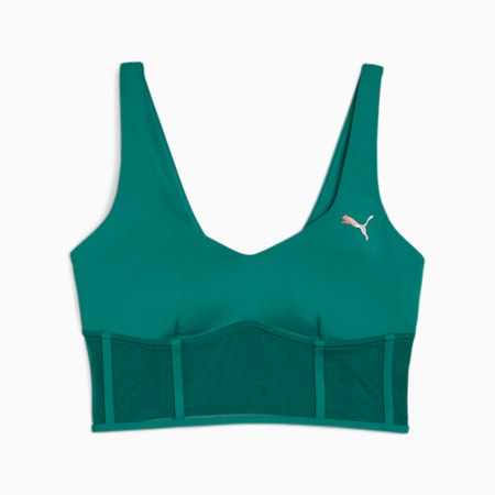 Camiseta de tirantes estilo corsé PUMA x PAMELA REIF para mujer, Magic Green, small