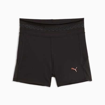 PUMA x PAMELA REIF Women's Mesh Training Shorts, PUMA Black, small