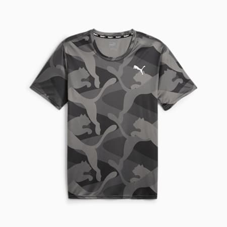 Camiseta de entrenamiento Train Fav AOP para hombre, PUMA Black-Q2 print, small