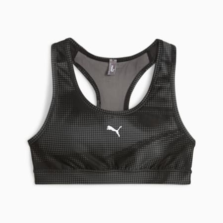 4KEEPS Training Bra, PUMA Black-Run AOP, small-PHL