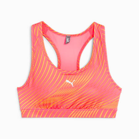 4KEEPS Training Bra, Sunset Glow-Run AOP, small-THA