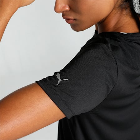 Run Fave Graphic Short Sleeve Women's Tee, PUMA Black-road to paris, small-SEA