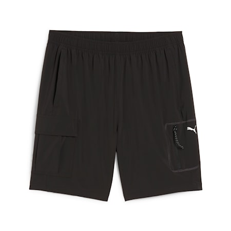 Men's 7" Cargo Shorts, PUMA Black, small-AUS