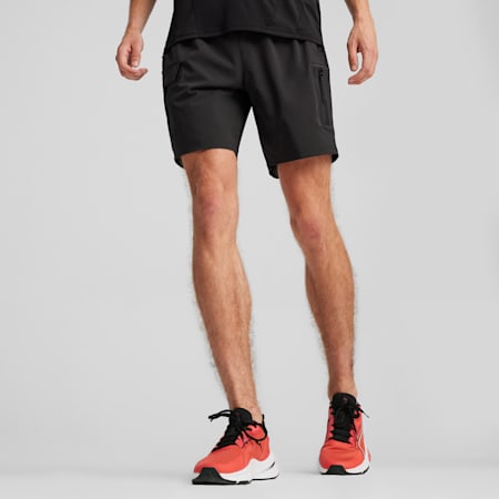 Men's 7" Cargo Shorts, PUMA Black, small-AUS