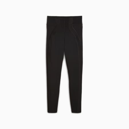 Damskie prążkowane legginsy CLOUDSPUN z wysokim stanem, PUMA Black, small