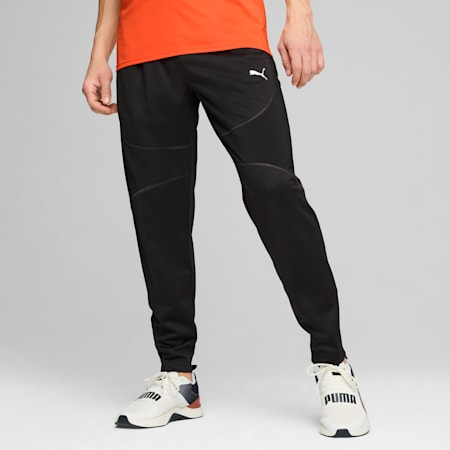 Panelled Tapered Men's Jogger, PUMA Black, small-AUS