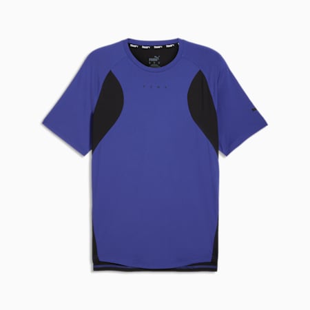 Morbida t-shirt traspirante CLOUDSPUN da uomo, Lapis Lazuli, small