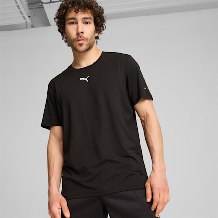 CLOUDSPUN zacht T-shirt voor heren, PUMA Black, small