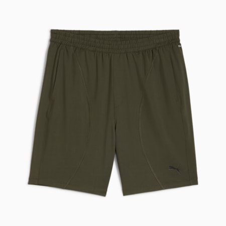 CLOUDSPUN Men's 7" Knit Shorts, Dark Olive, small-NZL