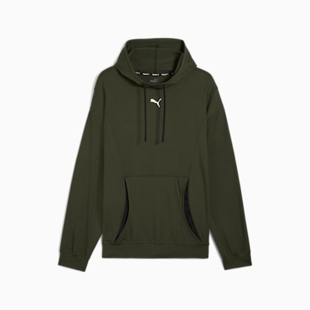 MOVE CLOUDSPUN hoodie voor heren, Dark Olive, small