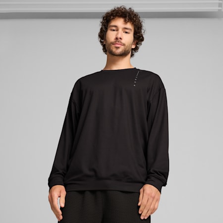 STUDIO FOUNDATION Crew Neck Men, PUMA Black, small