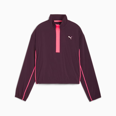 Puma women's 1/2 zip pullover top