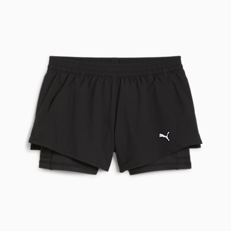 PUMA RUN 2-in-1 Velocity short voor dames, PUMA Black, small