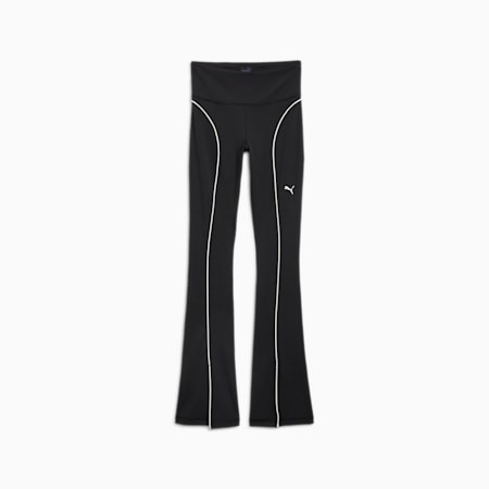 CLOUDSPUN Women's High-Waist Flare Pants, PUMA Black, small-AUS